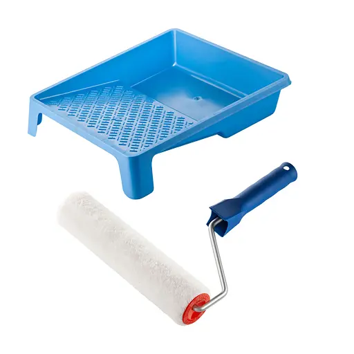 Валик "Велюр" 250х45 мм з ручкою та ванночка Polax (770-183) - фото 1