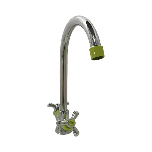 Смеситель для кухни Domino DK-H1-2N-Green Хром - фото 4