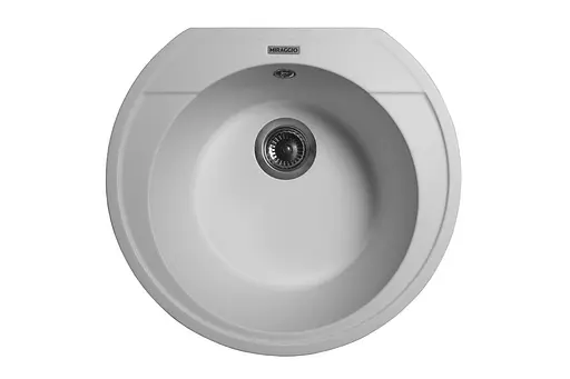 Кухонная мойка гранитная Miraggio Tuluza white 520x483x204 00210402, Белый - фото 1