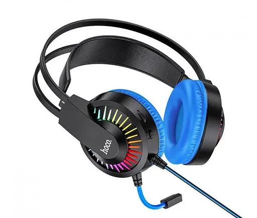 Навушники ігрові Hoco W105 Joyful 2.3 м Blue - фото 3