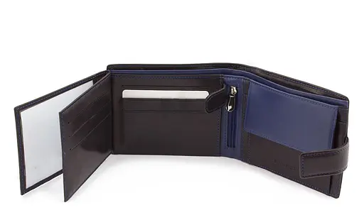 Мужской кожаный портмоне Marco Coverna 11х9.5х2.5 см acs0026393 - фото 2