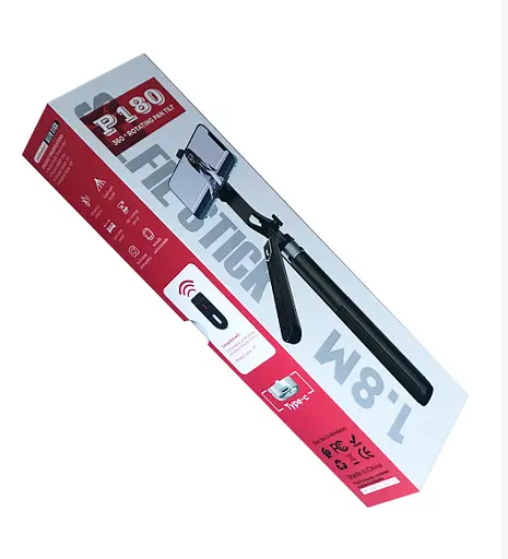 Монопод трипод беспроводной XO PRO Series P180 AL 1,8 м с Bluetooth-комплексом ДК Черный - фото 2