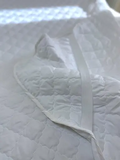 Наматрацник мікрофібра білий  160 х 200 - фото 2