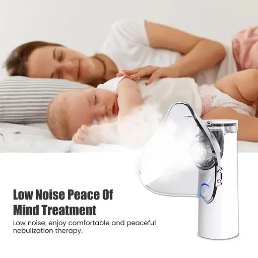 Ультразвуковий інгалятор Mesh Nebulizer JSL-W302 для дорослих та дітей ручний небулайзер - фото 5