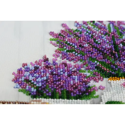 Набір-міді для вишивання бісером "Лаванди аромат" AMB-059 20х20 см - фото 3