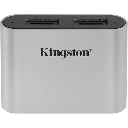 Кардрiдер Kingston iдер Workflow Dual-Slot microSDHC/XC UHS-II Card Reader (WFS-SDC) - фото 2