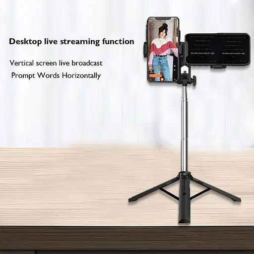 Настольный штатив трипод A32 Bluetooth для 2 телефонов 160 см - фото 3