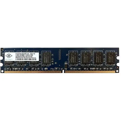 Оперативна пам'ять Nanya DDR2 2GB 800MHz CL6 PC2-6400 Б/В