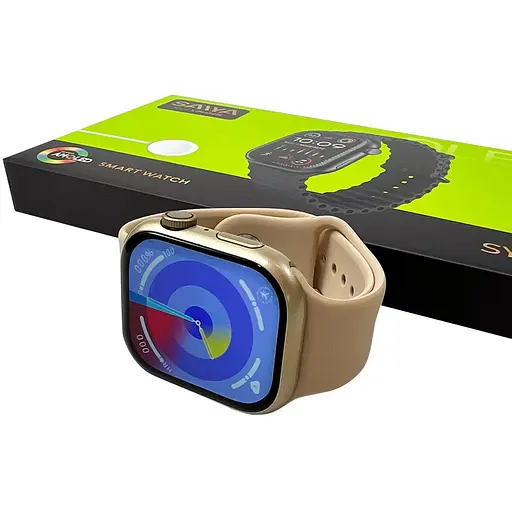 Смарт-часы Saiya SY9 PRO2 Amoled+IP67 Gold - фото 3