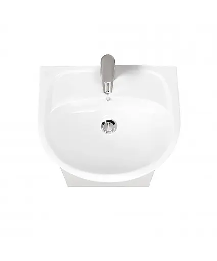 Тумба Мойдодир Temp 50 з умивальником Solo 50 Білий - фото 3