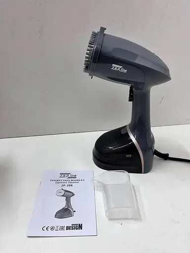 Ручний вертикальний відпарювач Zepline ZP-206 з керамічним покриттям 3000 Вт для одягу 4500 мл Сірий - фото 3