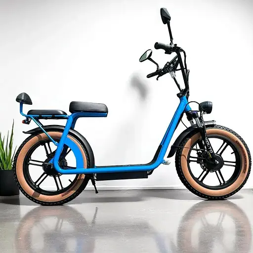 Электросамокат Volto Cruise 20" (2000W, 30Ah) NFC Два мотора (цвет синий) - фото 5