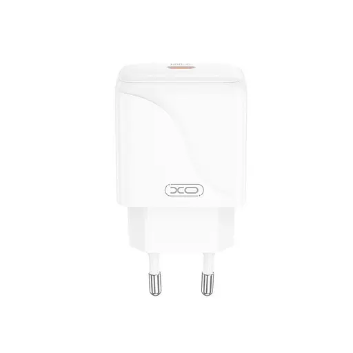 Сетевой адаптер XO Single USB-C Fast Charger L141 |20W/3A, PD/QC| - фото 1