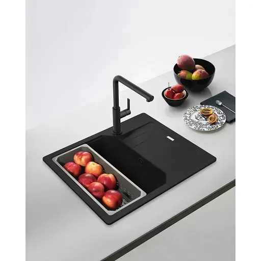 Кухонна мийка Franke Urban, фраграніт, прямокутник, з крилом, 620х500х220мм, чаша - 1, врізна, оборотна, UBG 611-62, вони - фото 2