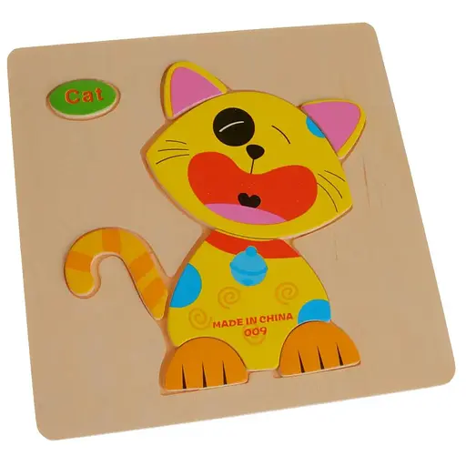 Деревянная головоломка «Котик» IW15