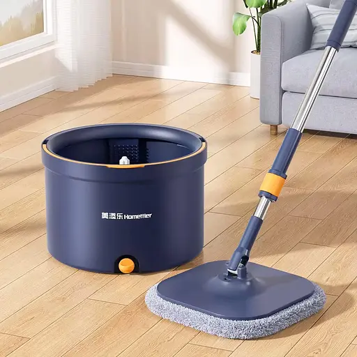Набор швабры и ведра с отжимом Homettler CW005 Синий 