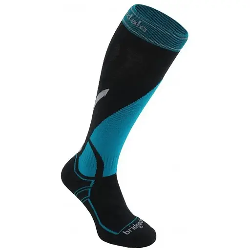 Шкарпетки Bridgedale Merinofusion Ski Vertige Mid Black/Blue S (1053-610556.003.S)