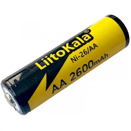 Аккумулятор LiitoKala Ni-26/AA 1.2V AA 2600mAh NiMH Rechargeable Battery, 4 штуки в shrink, цена за shrink