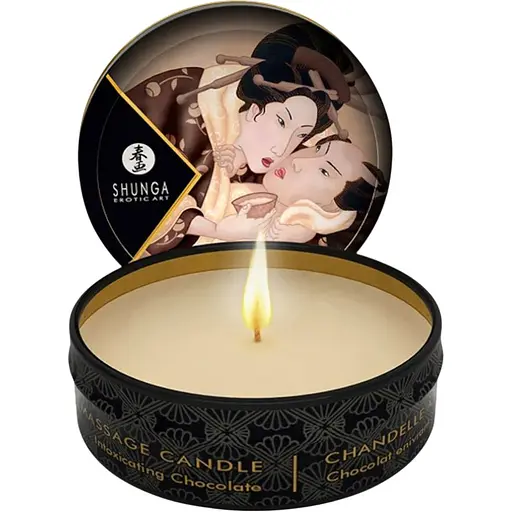Масажна свічка Shunga Massage Candle шоколад, 30 мл