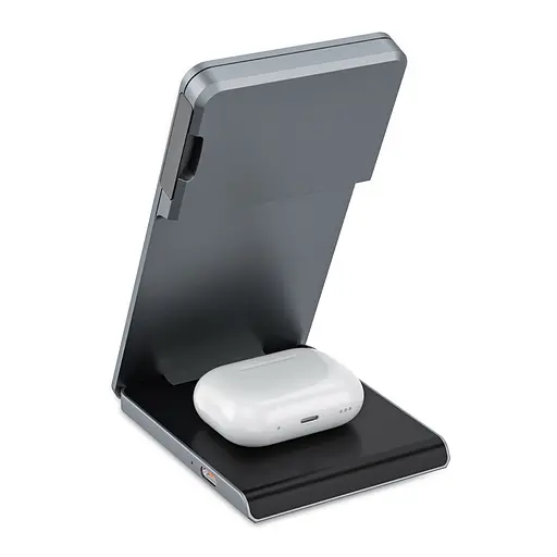 Бездротовий зарядний пристрій MAKE 3в1 Qi2 15W PS3 - фото 3