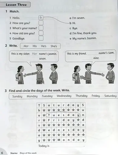 Family and Friends. Level 2. Workbook with Online Practice - фото 6