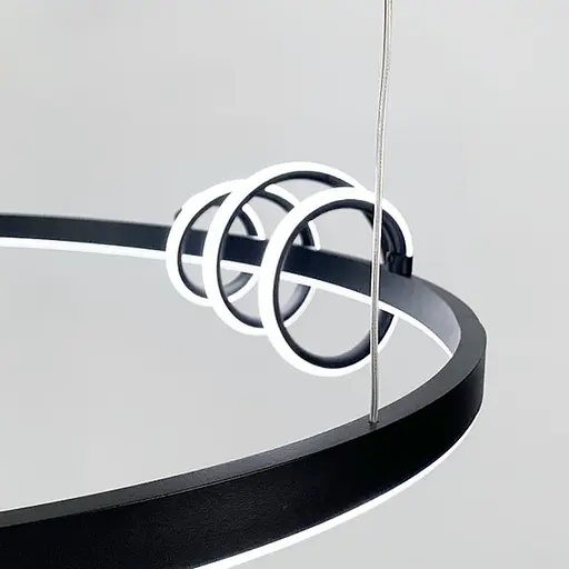 Підвісна LED люстра з кріпленням у двох точках Ø 60 см | Арт. BF 14-600 | Line F - фото 2