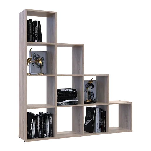 Стеллаж Doros Степь 4х4 Дуб сонома открытый 136.2х28.8х140.7 (41516165) - фото 5