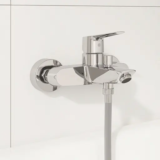 Комплект смесителей для ванной комнаты Grohe QuickFix Start UA202301MQ, Хром - фото 12