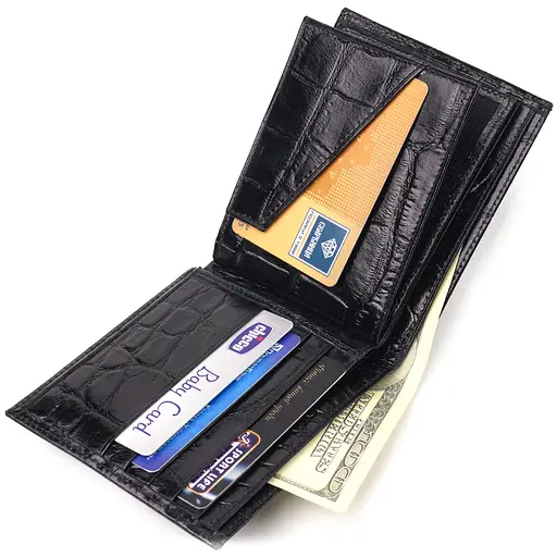 Чоловічий шкіряний гаманець Canpellini 11.5х9.8х1 см acs0025037 - фото 6