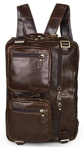 Чоловіча шкіряна сумка Vintage 39,5х29х13 см sum0013931 - фото 10