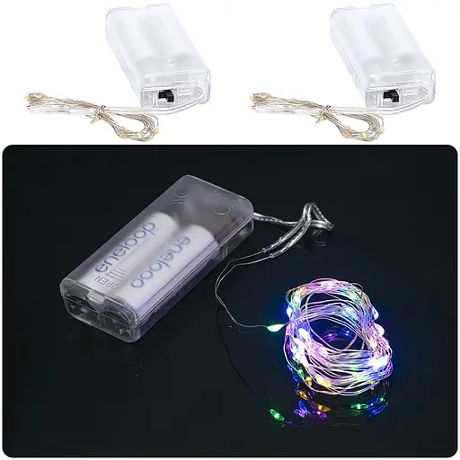 Гірлянда Ниточка, RJ-02, 30 лампочок, мультикольор, 3 метри