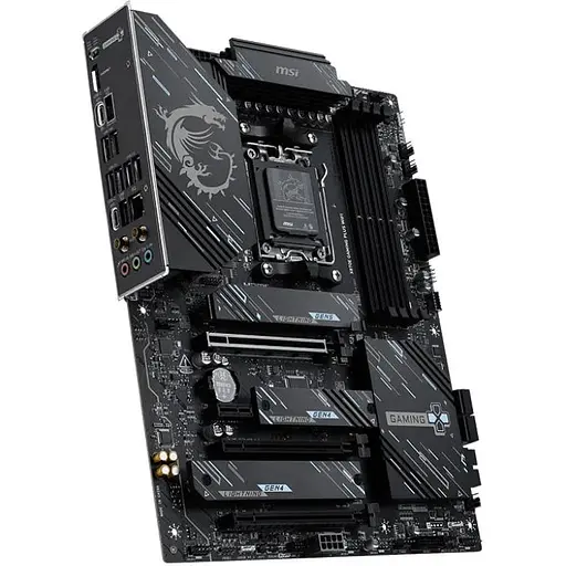 Материнська плата MSI X870E Gaming PLUS WIFI sAM5 X870E 4xDDR5 M.2 HDMI WiFi BT ATX - фото 2