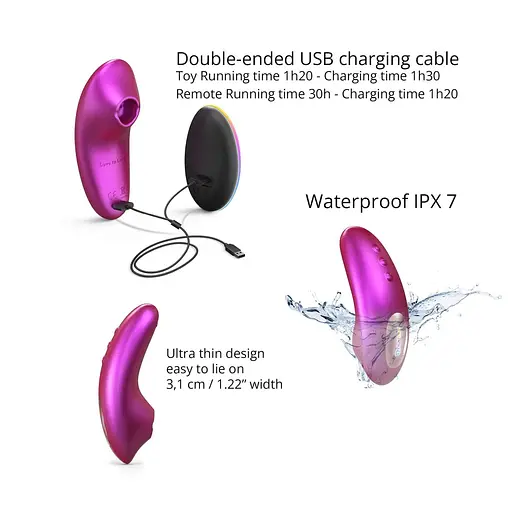 Стимулятор орального секса Love To Love Dreamer (фуксия) - фото 3