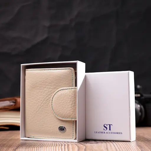 Кожаный женский кошелек ST Leather 10х11.3х1.5 см acs0028367 - фото 10