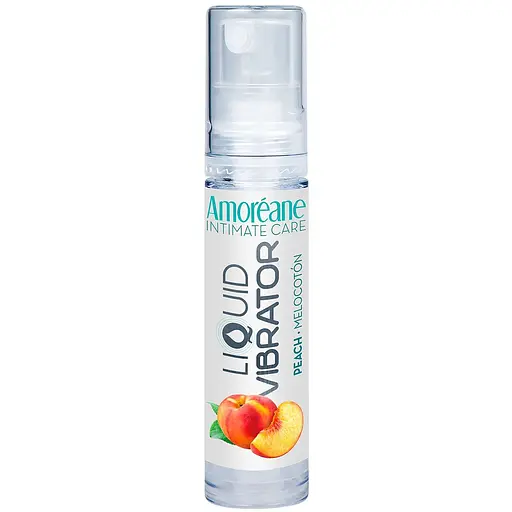 Рідкий вібратор Amoreane Peach з ароматом персика 10 мл