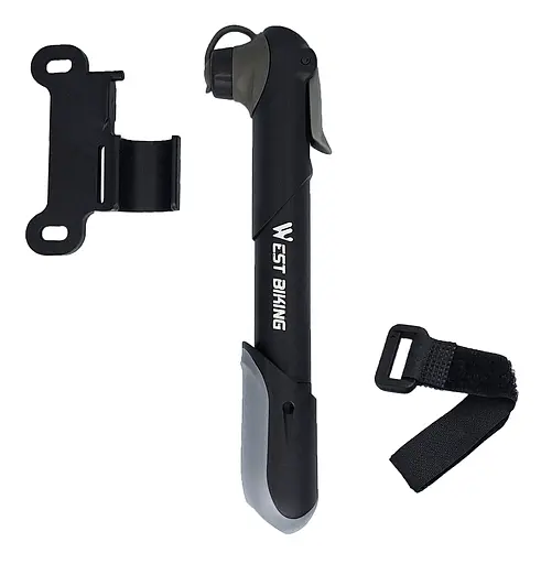 Насос велосипедный мини West Biking YP0711156 пластиковый черный 100 Psi (G0001548) - фото 2