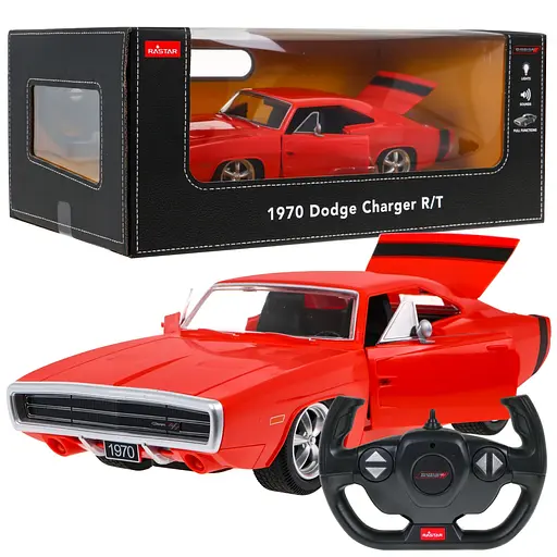 Машинка RASTAR 1970 Dodge Charger RT на дистанційному керуванні 1:16 червоний 99000