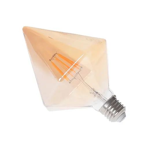 Лампа Brille світлодіодна LED 6W E27 COG WW D95 Amber 220 В - фото 4