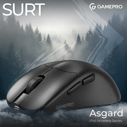 Миша GamePro Asgard Surt Wireless Black (GM017B) [140400] - фото 5