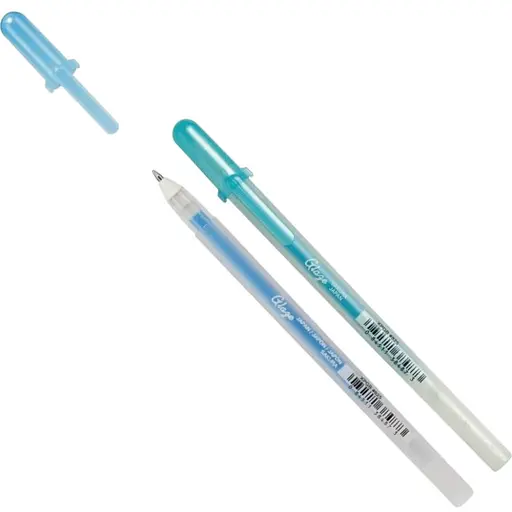 Ручка гелева Sakura Glaze 3D-Roller Бірюзовий - фото 1