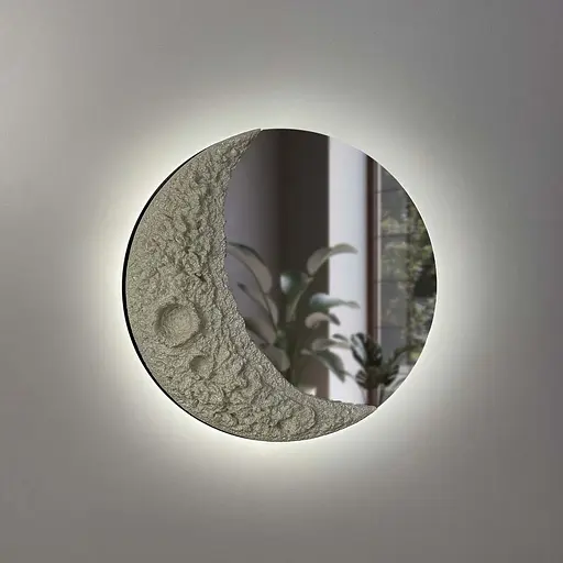 Бра з дзеркальним покриттям та імітацією місяця на 3 світлових режими Арт. W 136-400 Line F - фото 2