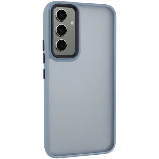 Чехол TPU/PCLyon Frosted для Samsung Galaxy S25/S24 Sierra Blue