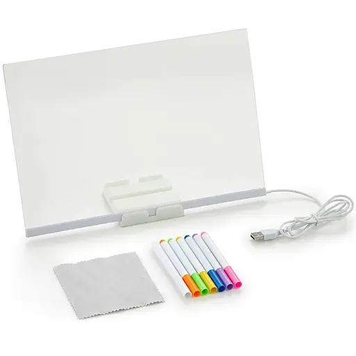 Светодиодная доска для заметок и рисования Bambi DIY3020, размер 30х20 см - фото 1