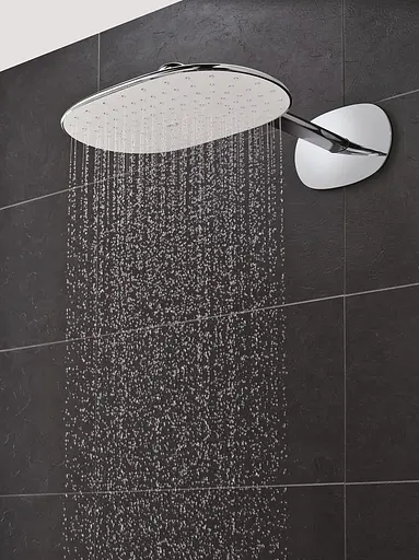 Верхний душ с душевым кронштейном 450 мм, 1 режим струи Grohe Rainshower 360 Mono 26450LS0, Хром - фото 3
