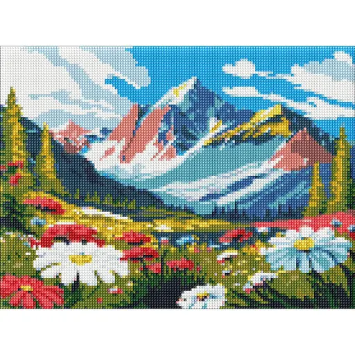 Алмазная мозаика Контрасты природы AMO8136, 30х40 см