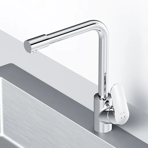 Смеситель для кухни на две воды Am.Pm Like L-излив F8005700 Хром - фото 4