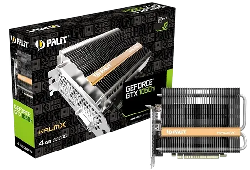 Відеокарта GeForce GTX 1050 Ti 4GB Palit KalmX (NE5105T018G1-1070H) Б/В - фото 1