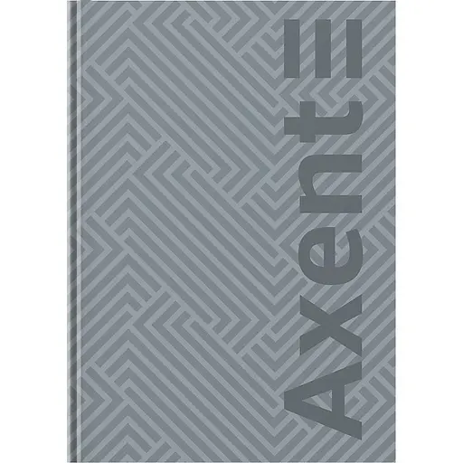 Книга записная Axent Pattern А4- 96 листов клетка серая (8425-2-A)