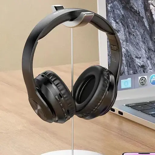 Bluetooth  Стерео Гарнитура Borofone BO24, BT5.3, 200mAh, 6h, Черный - фото 4