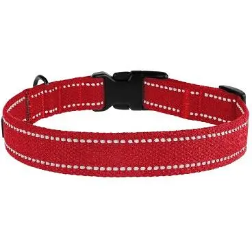 Нашийник для собак Barksi Сotton XL 43-66х2.5 см червоний - фото 2